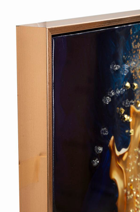 Print op gelakt canvas met lijst 60x4x90 cm