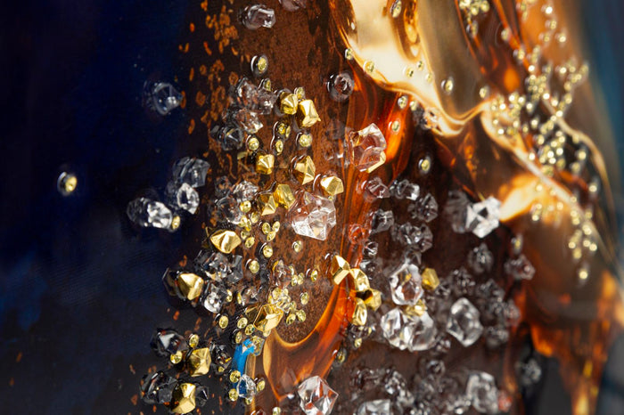 Print op gelakt canvas met lijst 60x4x90 cm