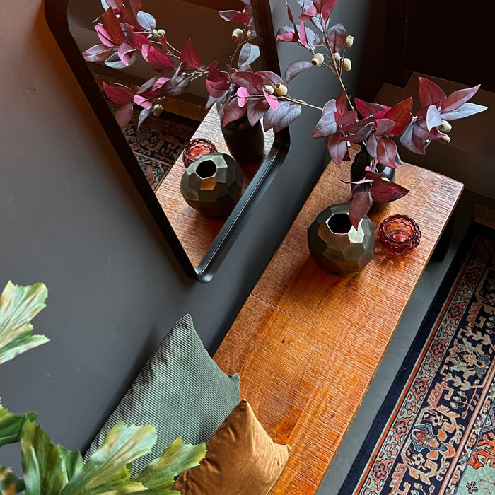 Vaas Miro - Metaal - 20x18x20cm (BxHxD)