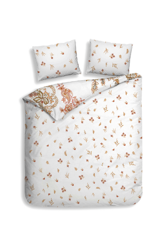 Heckett Lane Dekbedovertrek Katoen Satijn Ceyda - white