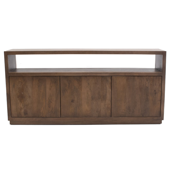Giga Meubel - Dressoir Donkerbruin Hout - 180x40x85cm - Luxurious