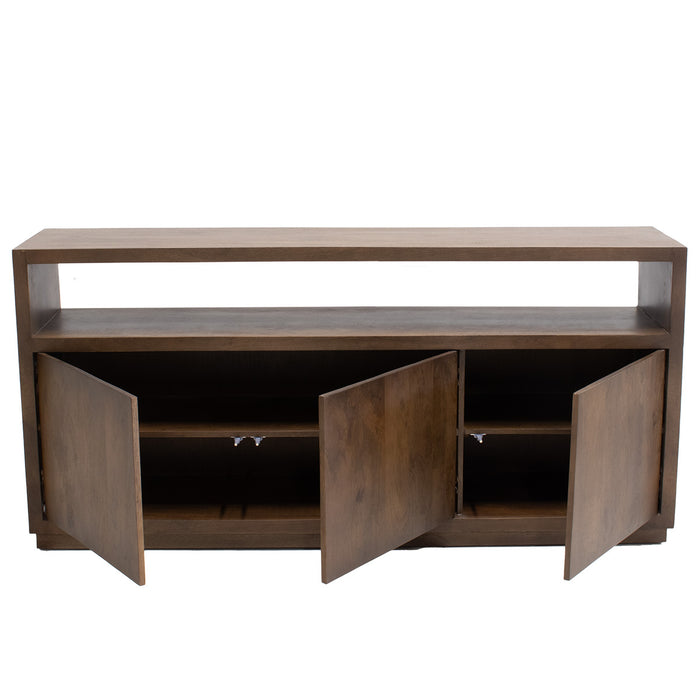 Giga Meubel - Dressoir Donkerbruin Hout - 180x40x85cm - Luxurious