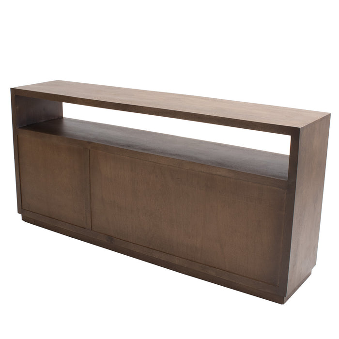 Giga Meubel - Dressoir Donkerbruin Hout - 180x40x85cm - Luxurious