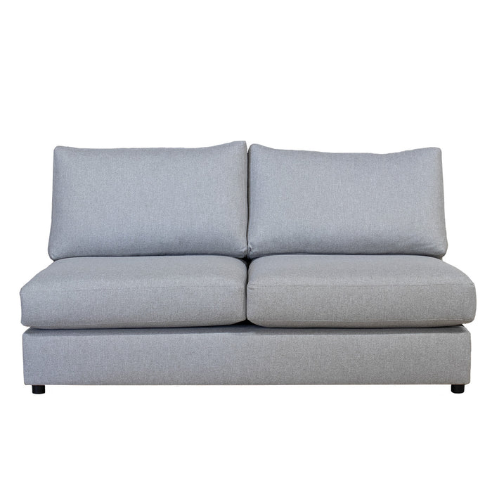 DÉJA Living - U-Bank Lichtgrijs Stof - 382x287x89cm - Arden