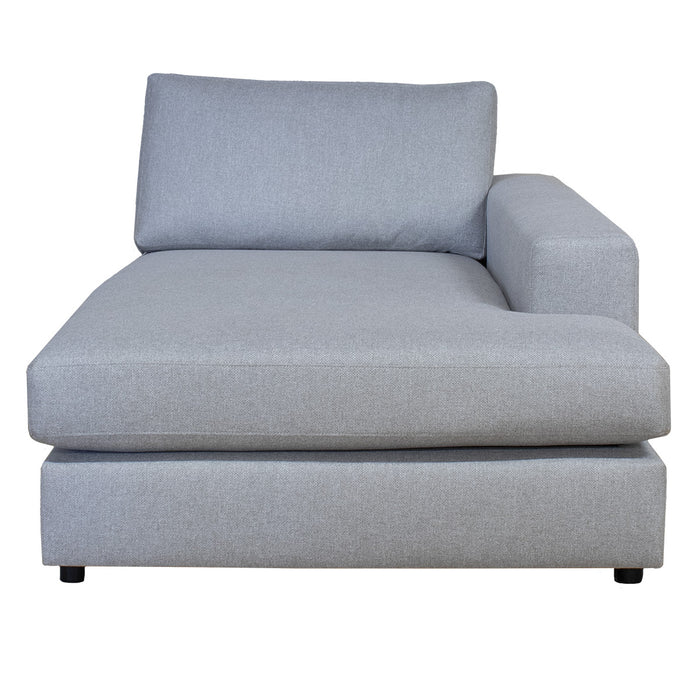 DÉJA Living - U-Bank Lichtgrijs Stof - 382x287x89cm - Arden