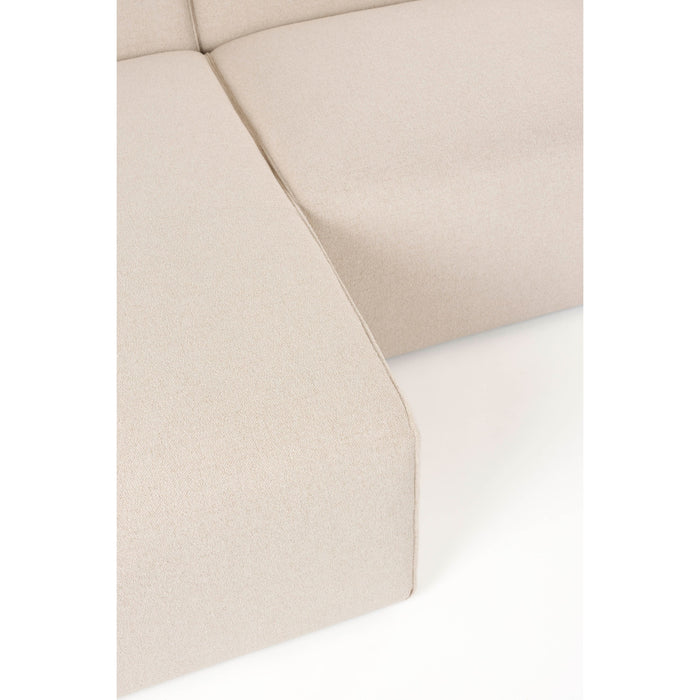 Zuiver Sofa Milka 4,5-zitsbank Chaise longue Links Zand - Crème