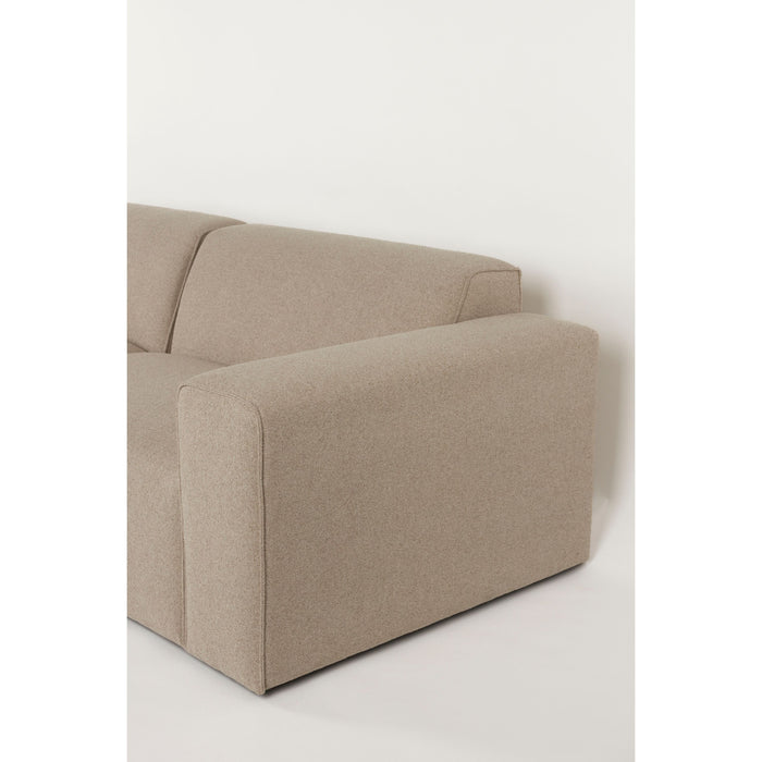 Zuiver Sofa Milka 4,5-zitsbank Chaise longue Links Cappuccino - Beige