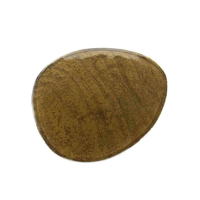 Giga Meubel - Salontafel Goud Glas - 70x59x45cm - Eclipse