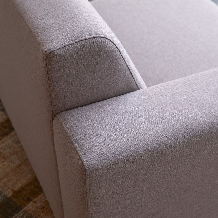 Tikamoon - Lars - Hoekbank rechts in grijze stof 295 x 185 cm