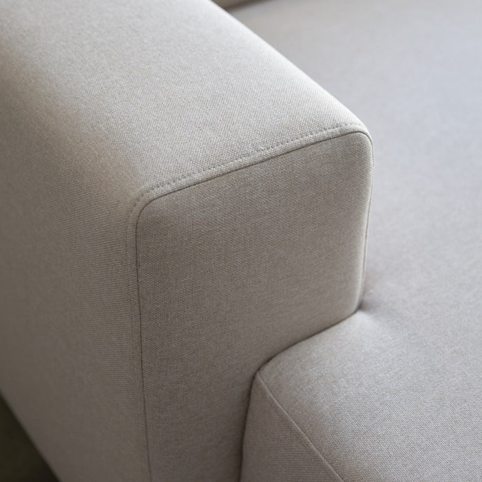 Tikamoon - Lars - Hoekbank links in ecru stof 300 x 150 cm