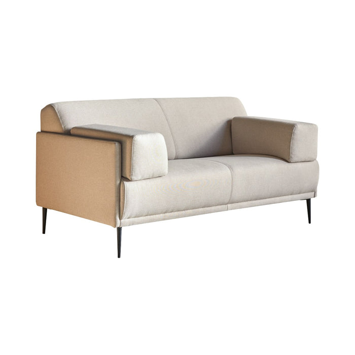 Tikamoon - Finn - Stoffen 2-3-zitsbank, ecru