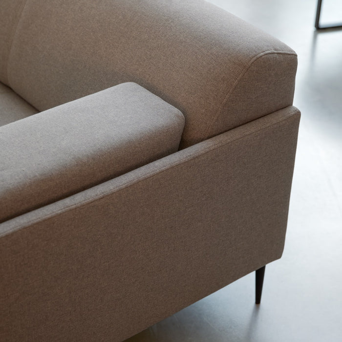 Tikamoon - Finn - Stoffen 2-3-zitsbank, taupegrijs