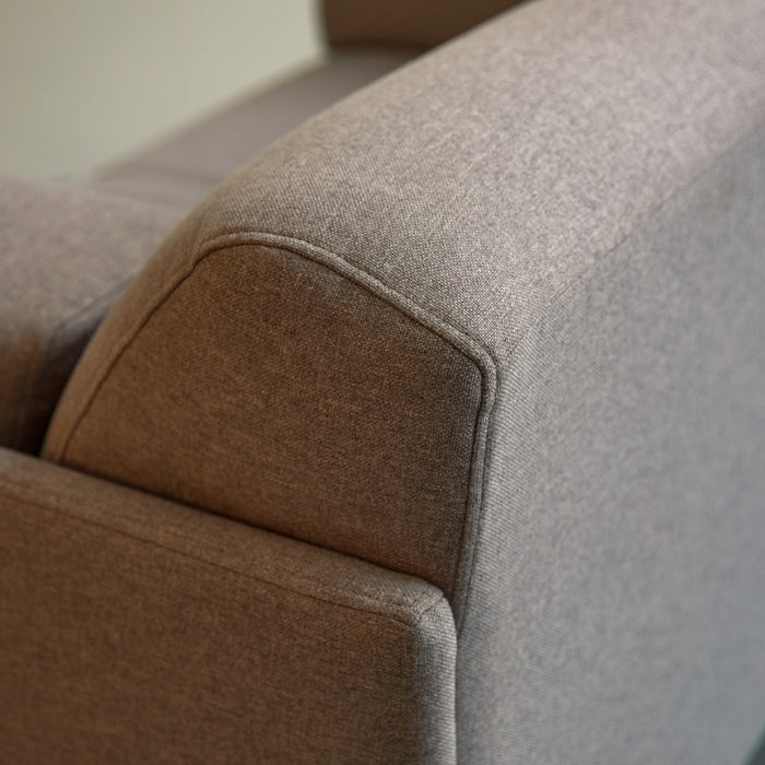 Tikamoon - Finn - Stoffen 2-3-zitsbank, taupegrijs