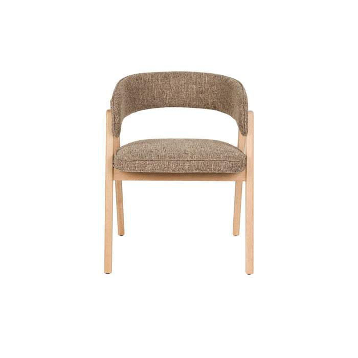 Zuiver Bright Eetkamerstoel Armleuning Bruin