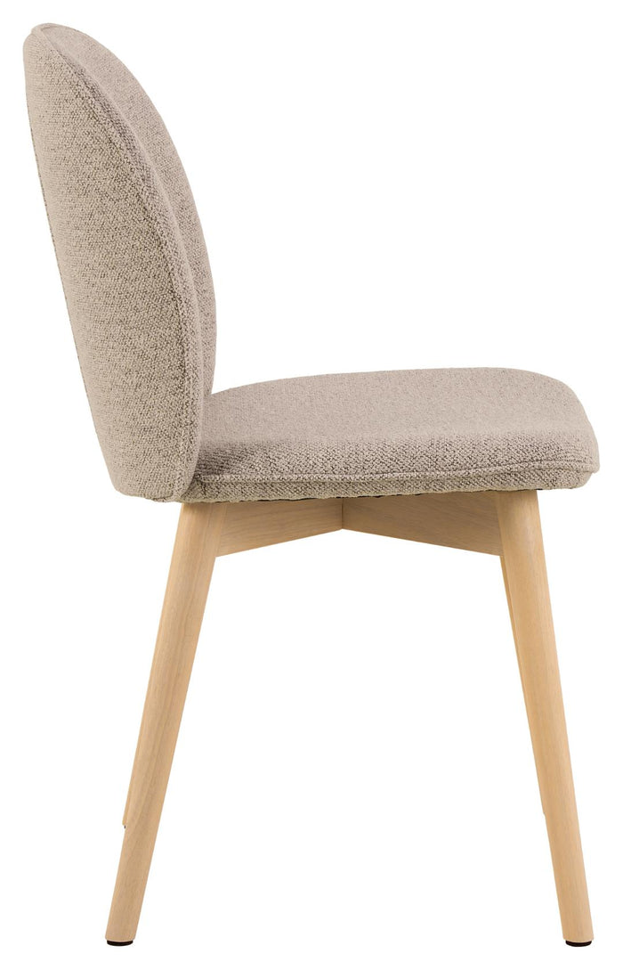Giga Living - Eetkamerstoel Beige - Monza - Set van 2