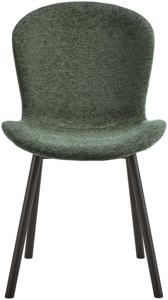 Giga Living - Eetkamerstoel - Groen - Stof - Galtor - Set van 2