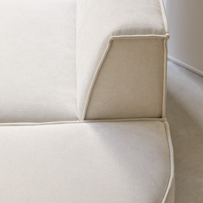 Tikamoon - Modulaire loungefauteuil Dario in beige stof