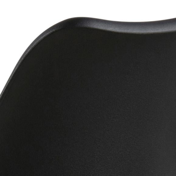 Giga Living - Barkruk - Zwart PU leer - Zithoogte 75cm - Ljusvik - Set van 2