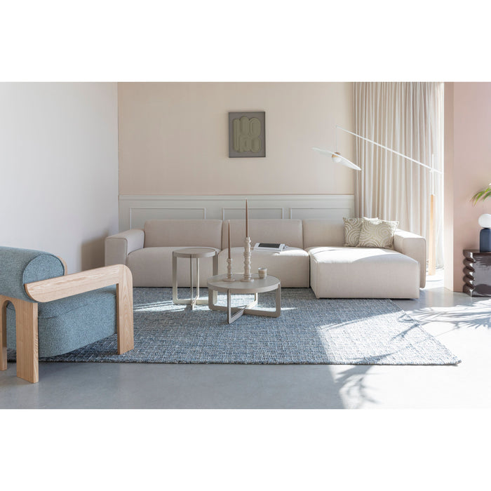 Zuiver Sofa Milka 4,5-zitsbank Chaise longue Rechts Zand - Crème