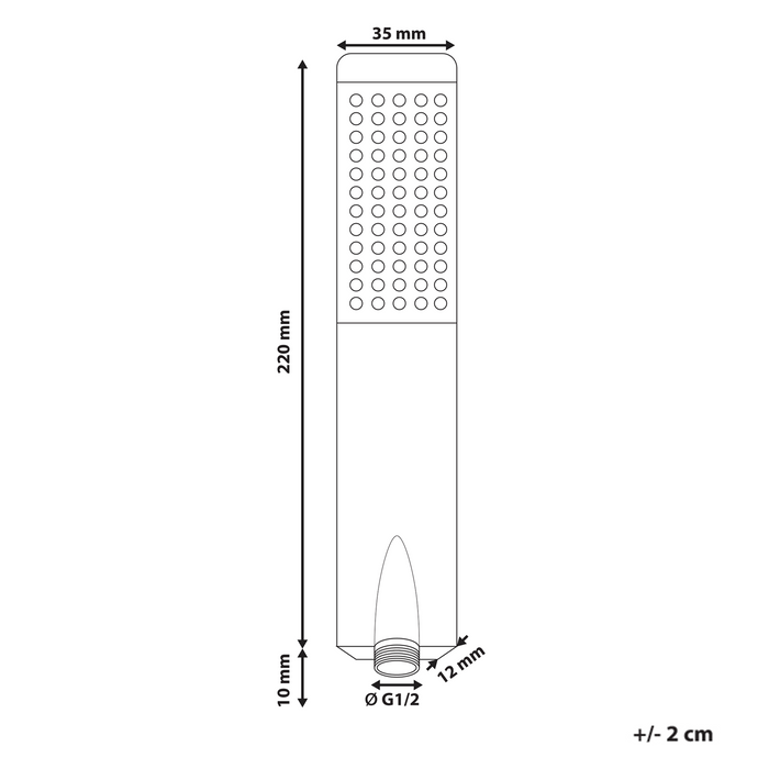 Beliani - YARARI - Handdouche - Goud - Messing