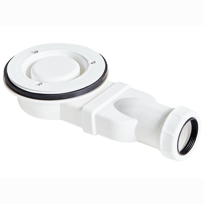 Beliani-AZZURRO-Douchebak-Zwart-80 x 80 x 3 cm-SMC (kunststof)