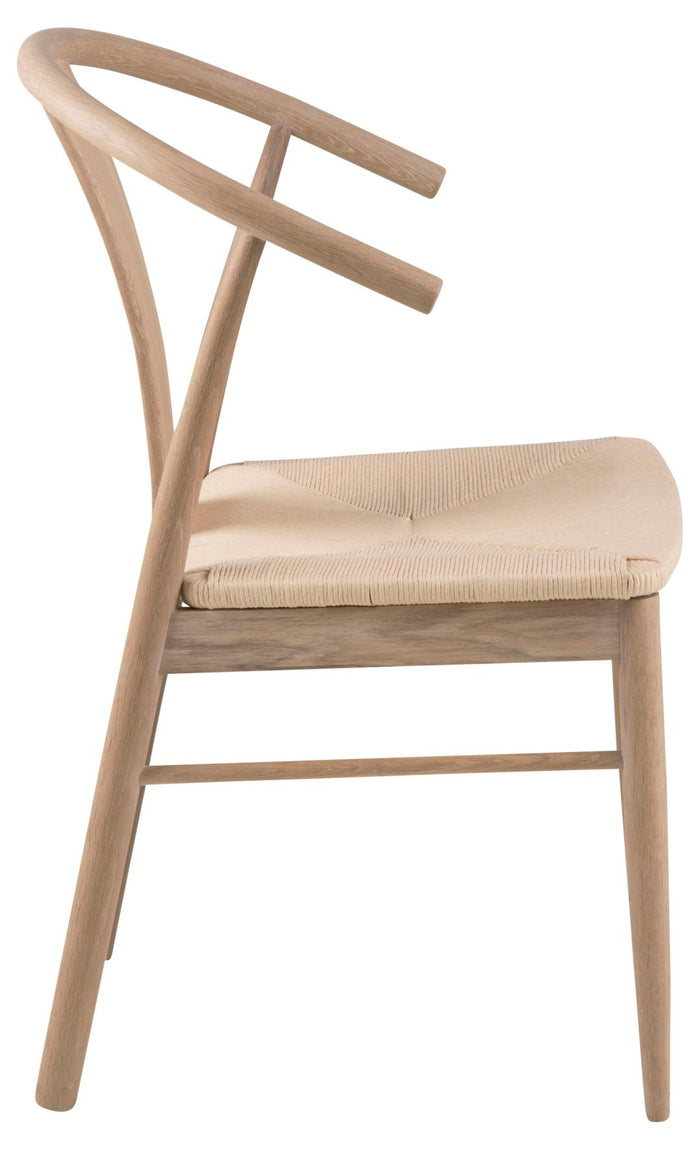 Giga Living - Eetkamerstoel - Naturel - Hout - Julen - Set van 2