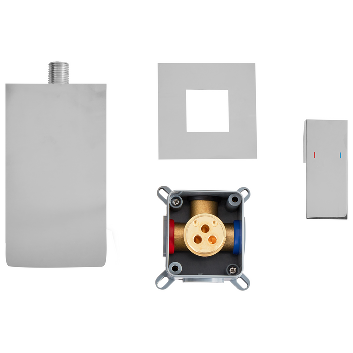 Beliani - KARUAY - Wandgemonteerde mengkraan - Zilver - Messing