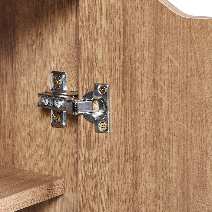 Beliani - CANOAS - Wastafelkast - Lichtbruin - 60 x 80 cm - MDP