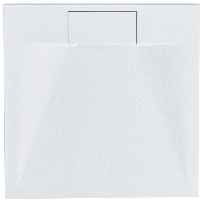 Beliani - AZZURRO - Douchebak - Wit - 80 x 80 x 3 cm - SMC (kunststof)