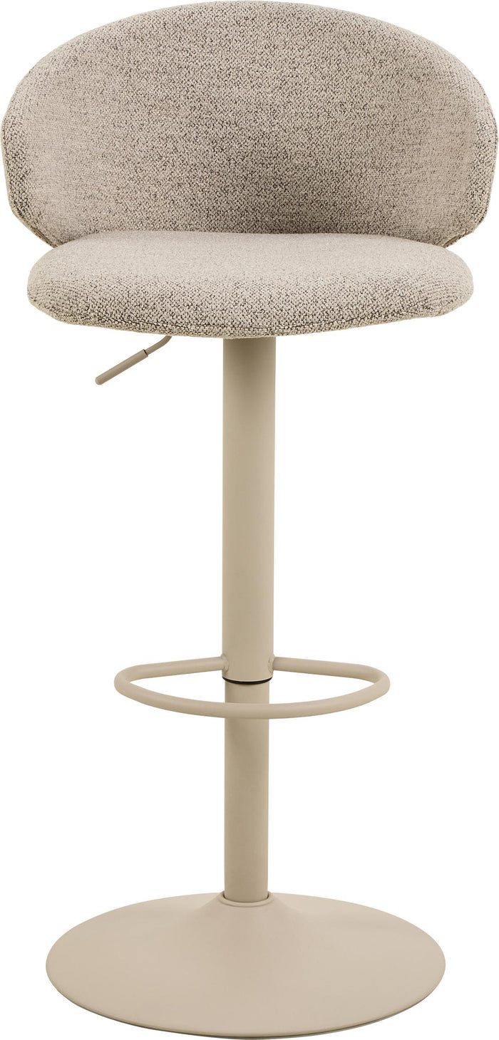 Giga Living - Barkruk Beige Stof - Zithoogte 82cm - Valerie - Set van 2