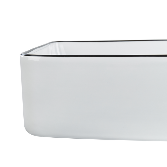 Beliani - XERT - Wastafel - Wit - 61 x 35 cm - Keramiek