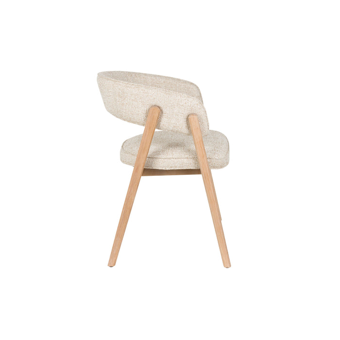 Zuiver Bright Eetkamerstoel Armleuning Beige