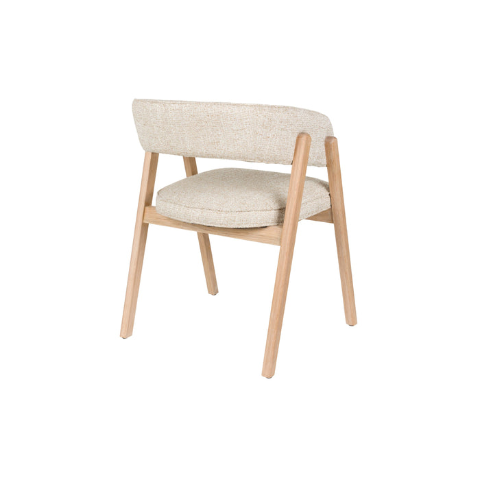 Zuiver Bright Eetkamerstoel Armleuning Beige