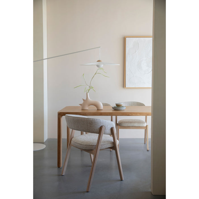 Zuiver Bright Eetkamerstoel Armleuning Beige