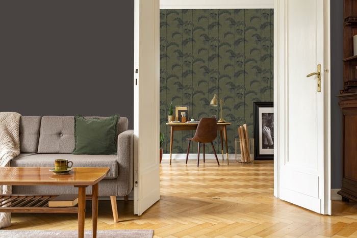 LOOKS by Wolfgang Joop Vliesbehang - Palme deluxe - Gr�n - 10mx53cm