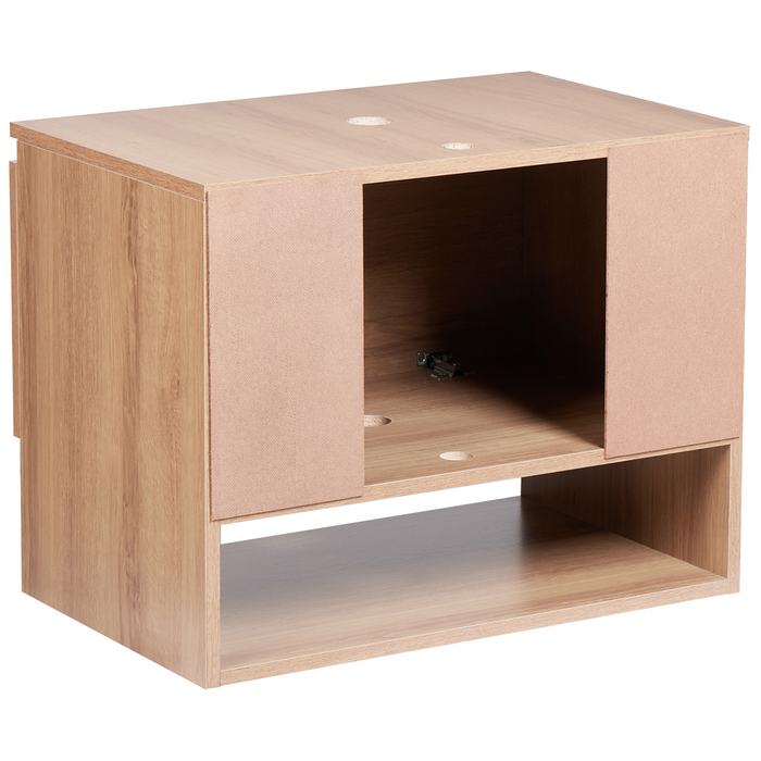 Beliani - NATAL - Wastafelkast - Lichtbruin - Vezelplaat