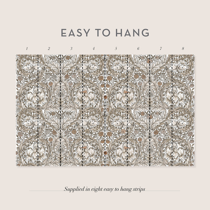 William Morris at Home Fotobehang African Marigold Neutral