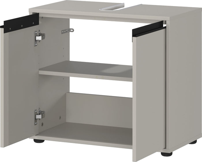 Germania Lemont Steengrijs Wastafelonderkast 63 cm