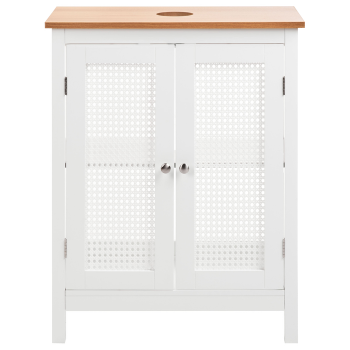 Beliani - ALAMOS - Wastafelkast - Wit - 60 x 75 cm - MDF