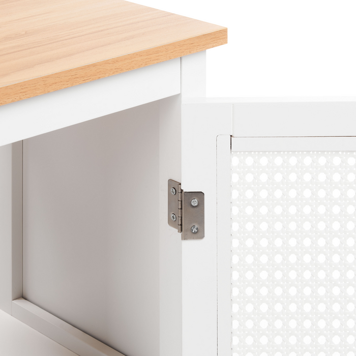 Beliani - ALAMOS - Wastafelkast - Wit - 60 x 75 cm - MDF