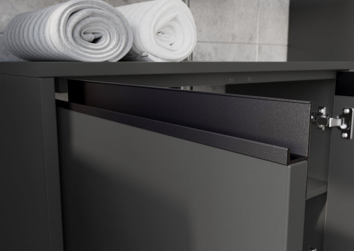 Germania Lemont Grafiet Badkamerkast Slim H121 cm