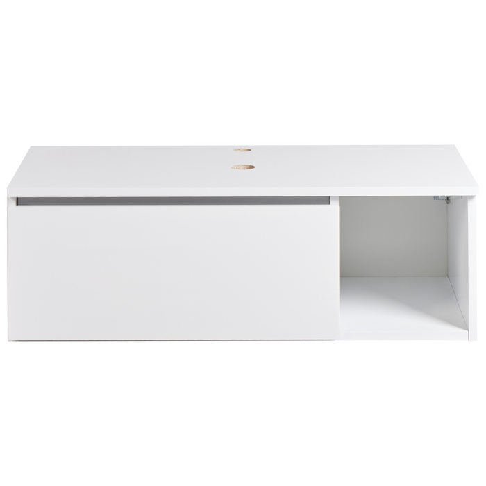 Beliani - RUPANCO - Badkamerkast - Wit - 80 x 40 cm - MDP