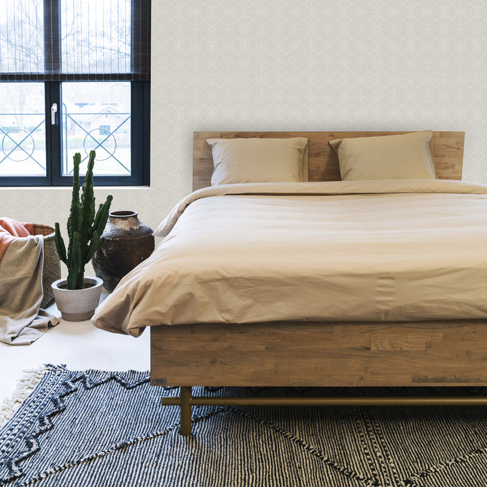 Kayori vliesbehang Kyushu - Grijs