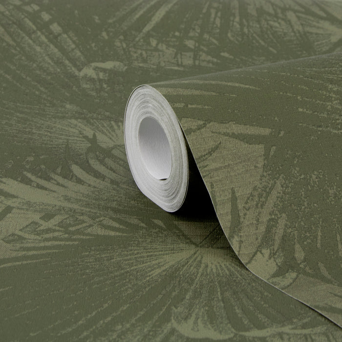 LOOKS by Wolfgang Joop Vliesbehang - Palmbl�tter - Gr�n - 10mx53cm