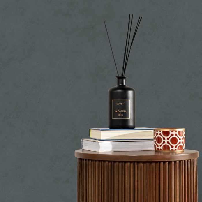 Kayori vliesbehang Asamo - Blauw