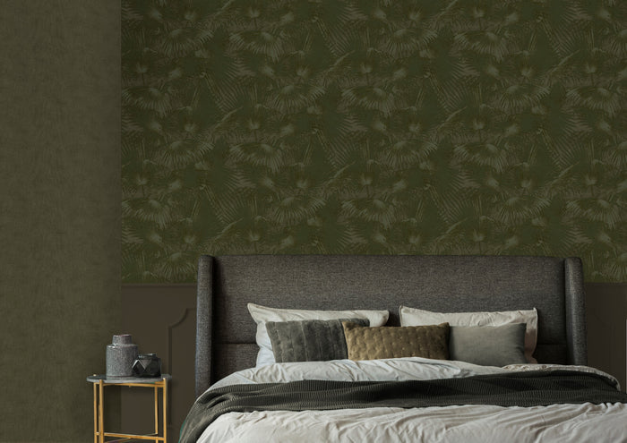 LOOKS by Wolfgang Joop Vliesbehang - Uni - Gr�n - 10mx53cm