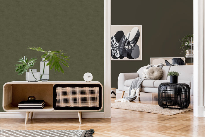 LOOKS by Wolfgang Joop Vliesbehang - Uni - Gr�n - 10mx53cm