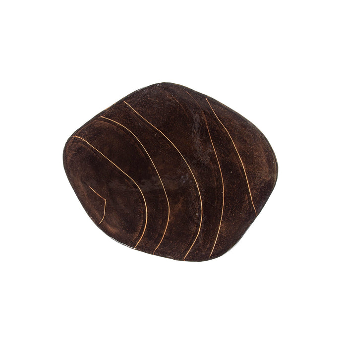 Giga Meubel - Bijzettafel Koper Metaal|Glas - 53x42x50cm - Eclipse