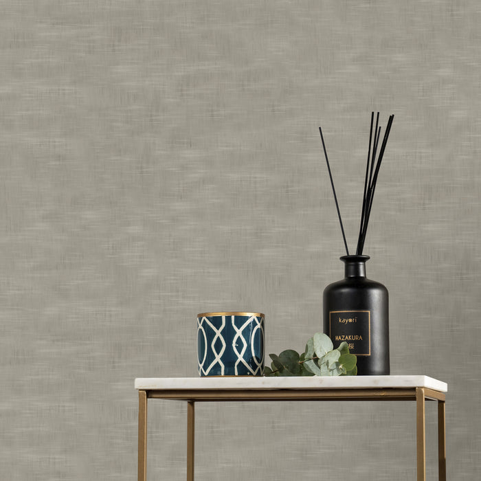Kayori vliesbehang Taro - Taupe