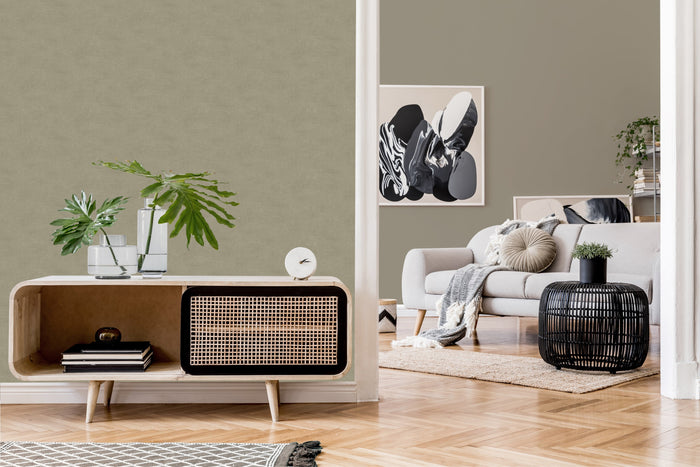 LOOKS by Wolfgang Joop Vliesbehang - Uni - Braun - 10mx53cm